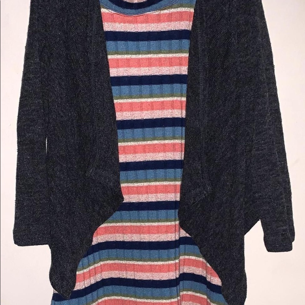 Fairly new 2 pieces dress with cardigan